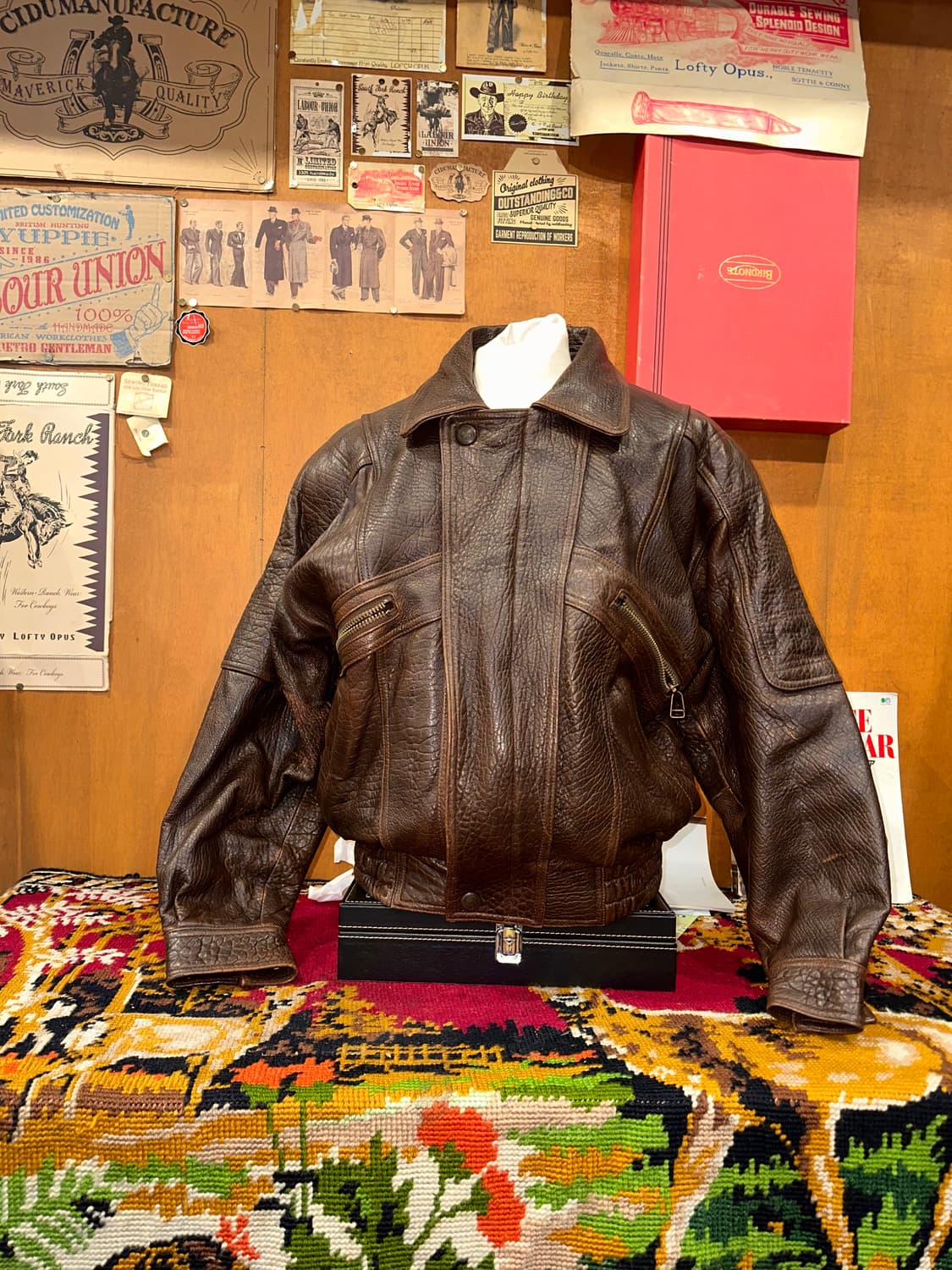 ( XL-2XL ) 가죽자켓 레더자켓 a2가죽 g1가죽 밀리터리 워크웨어 상품이미지7