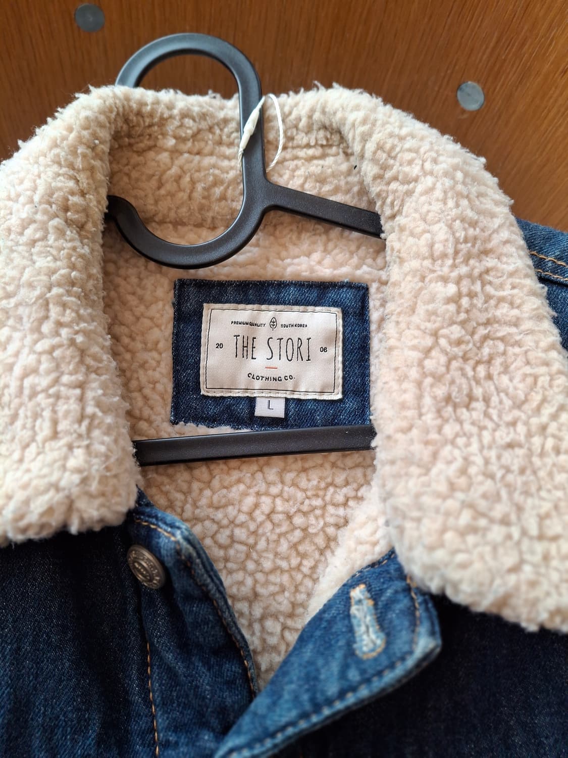 (마지막특가) 더스토리 퍼 데님자켓 상품이미지2