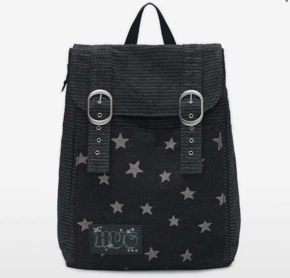 허그유어스킨 스타 데님 백팩 상품이미지1