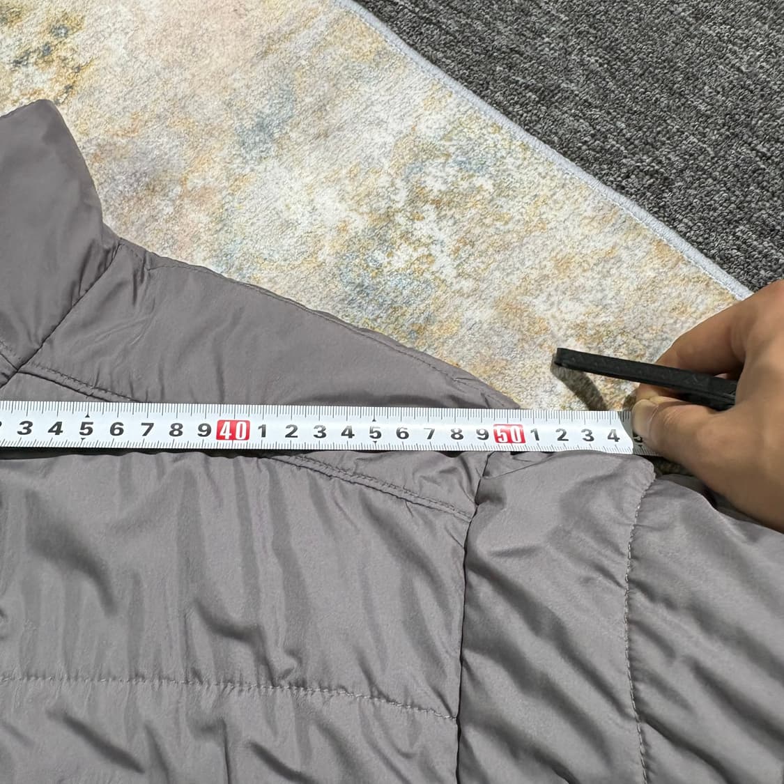 노스페이스빈티지 그레이 경량패딩 상품이미지9