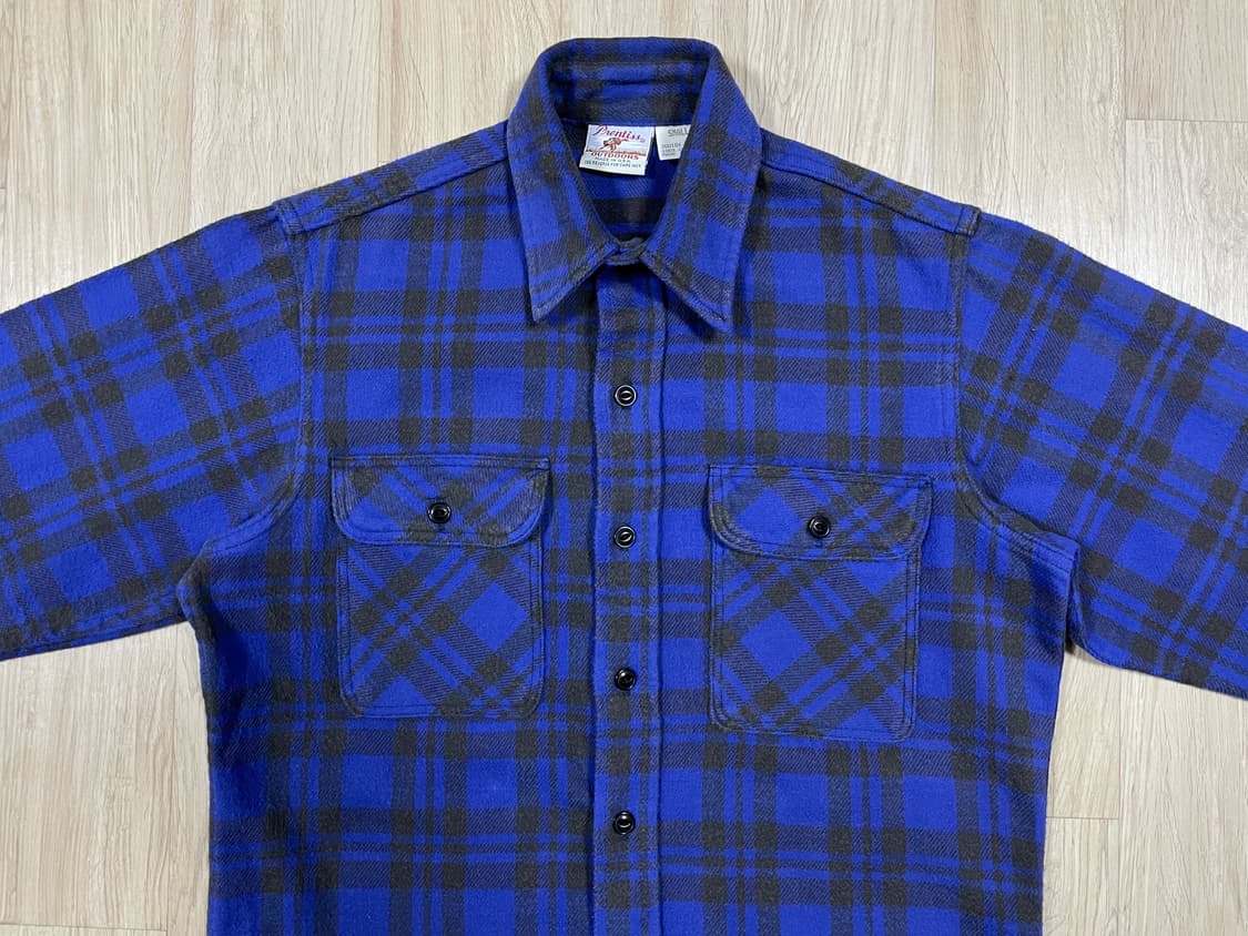 95) 70's 프렌티스 체크 플란넬 워크셔츠(미국제) 상품이미지4