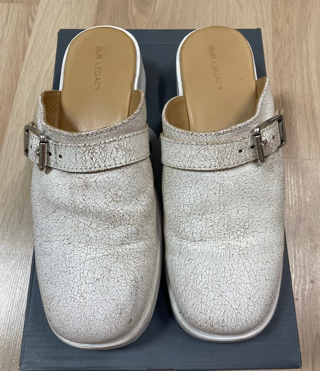 아워레가시 카미온 뮬 화이트 베이지 / 43 상품이미지1