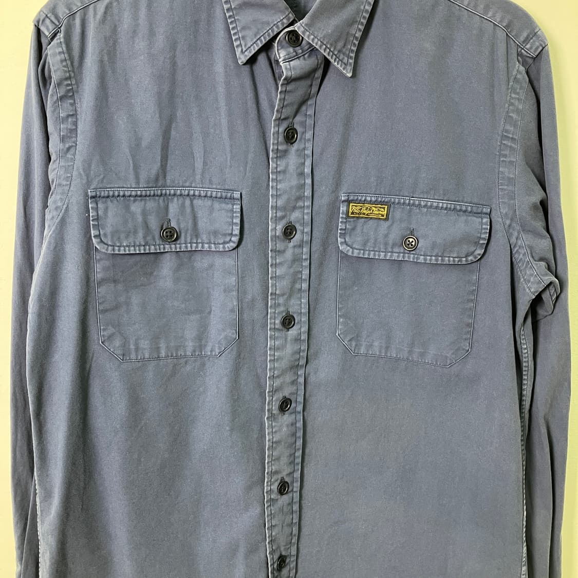 폴로 랄프로렌 네이비 코튼 워크 셔츠 S 상품이미지5