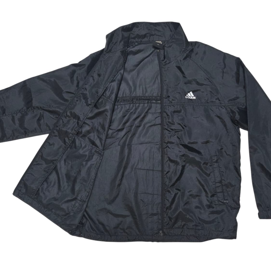 Adidas 아디다스 00s 블랙 리플렉티브 백삼선 올드스쿨 바람막이 자 상품이미지2