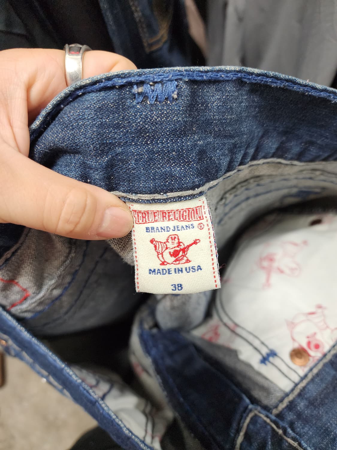 (빅사이즈) 트루릴리젼 RICKY SUPER T 부츠컷 데님  상품이미지5