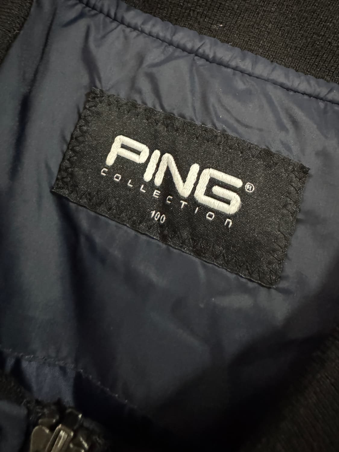 핑 ping 골프 블루종 패딩 퀄팅 자켓 L 상품이미지3