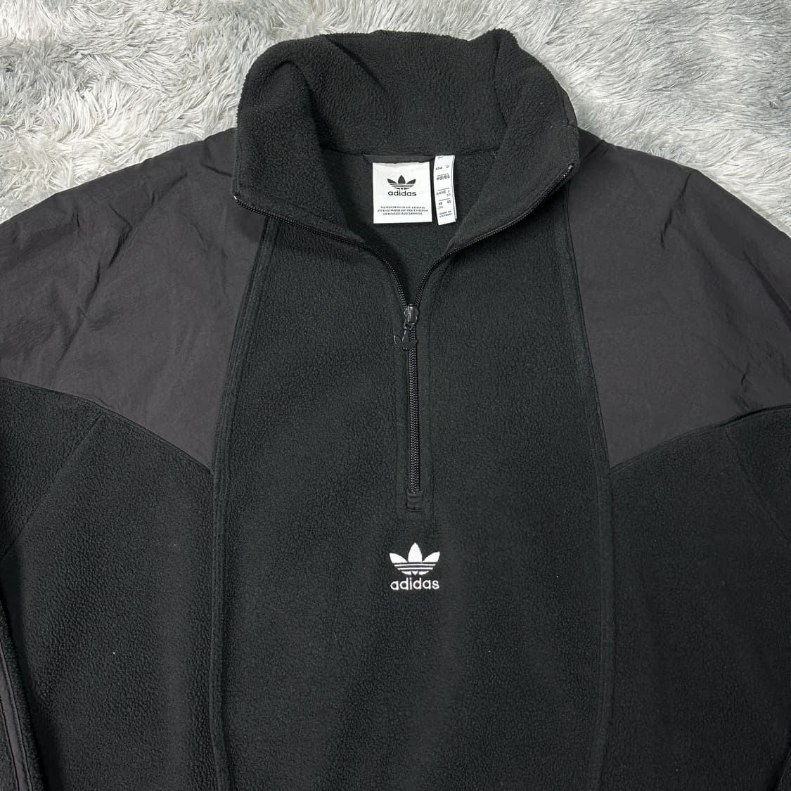 아디다스 빅트레포일 플리스 하프집업 XXL 상품이미지3