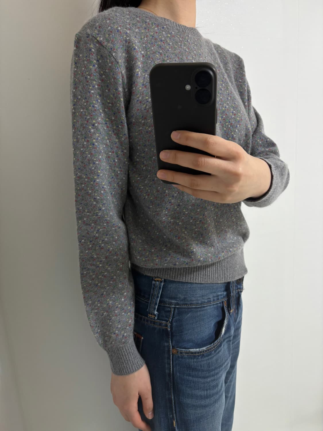 dot pattern sweater 도트 니트 상품이미지10