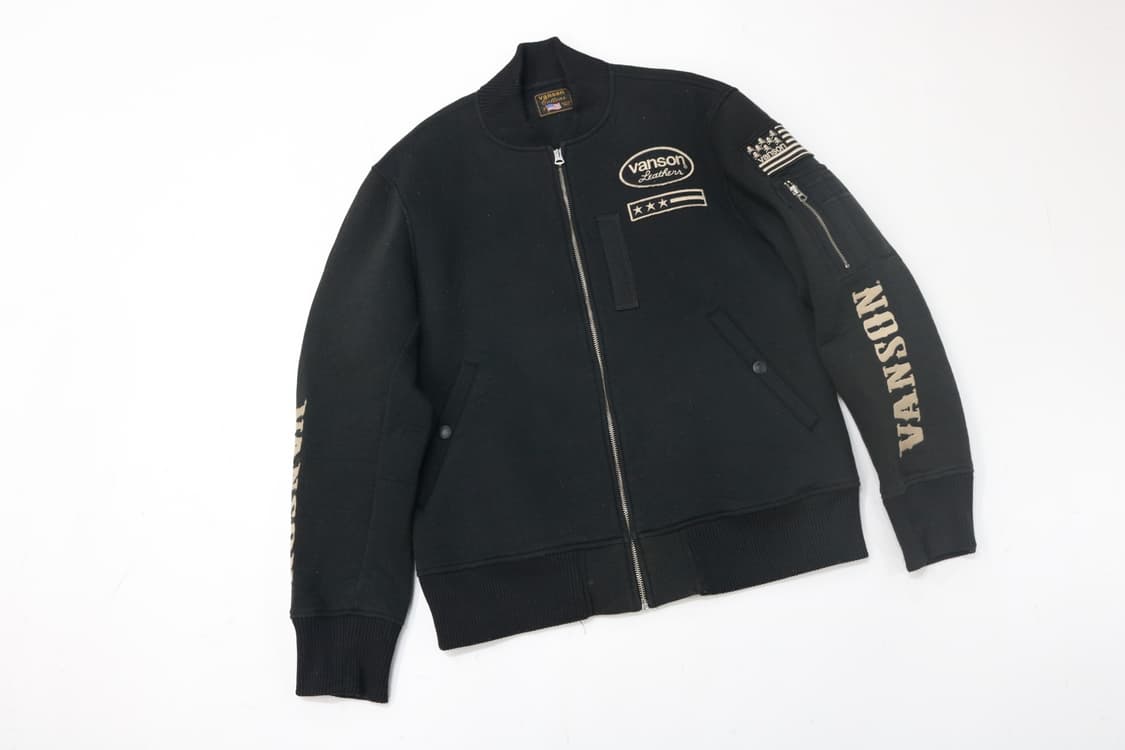 밴슨 자수 블루종 상품이미지6