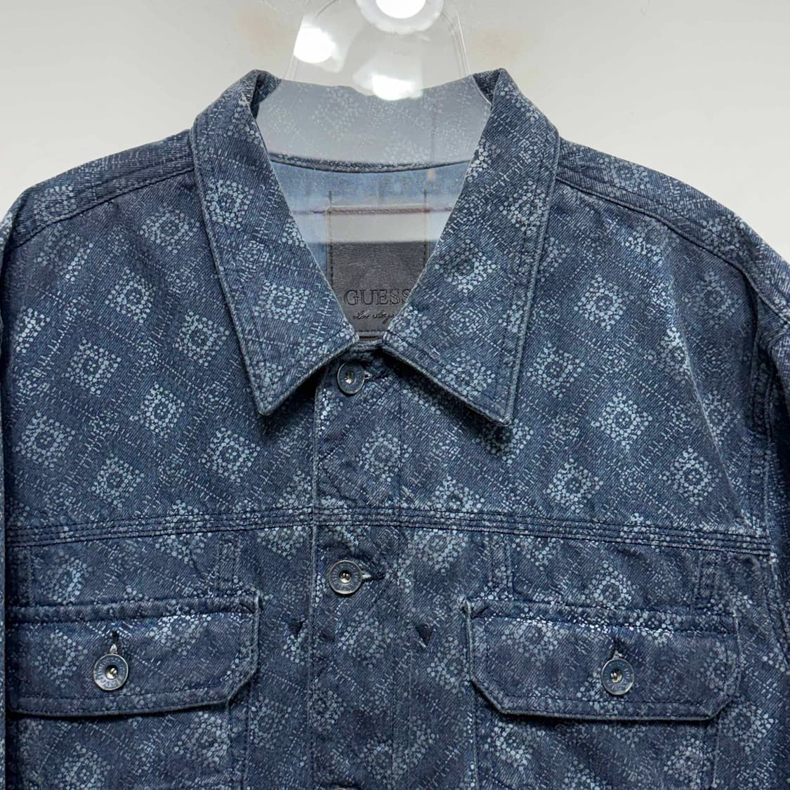 90s 게스 다이아몬드 데님 자켓 상품이미지2