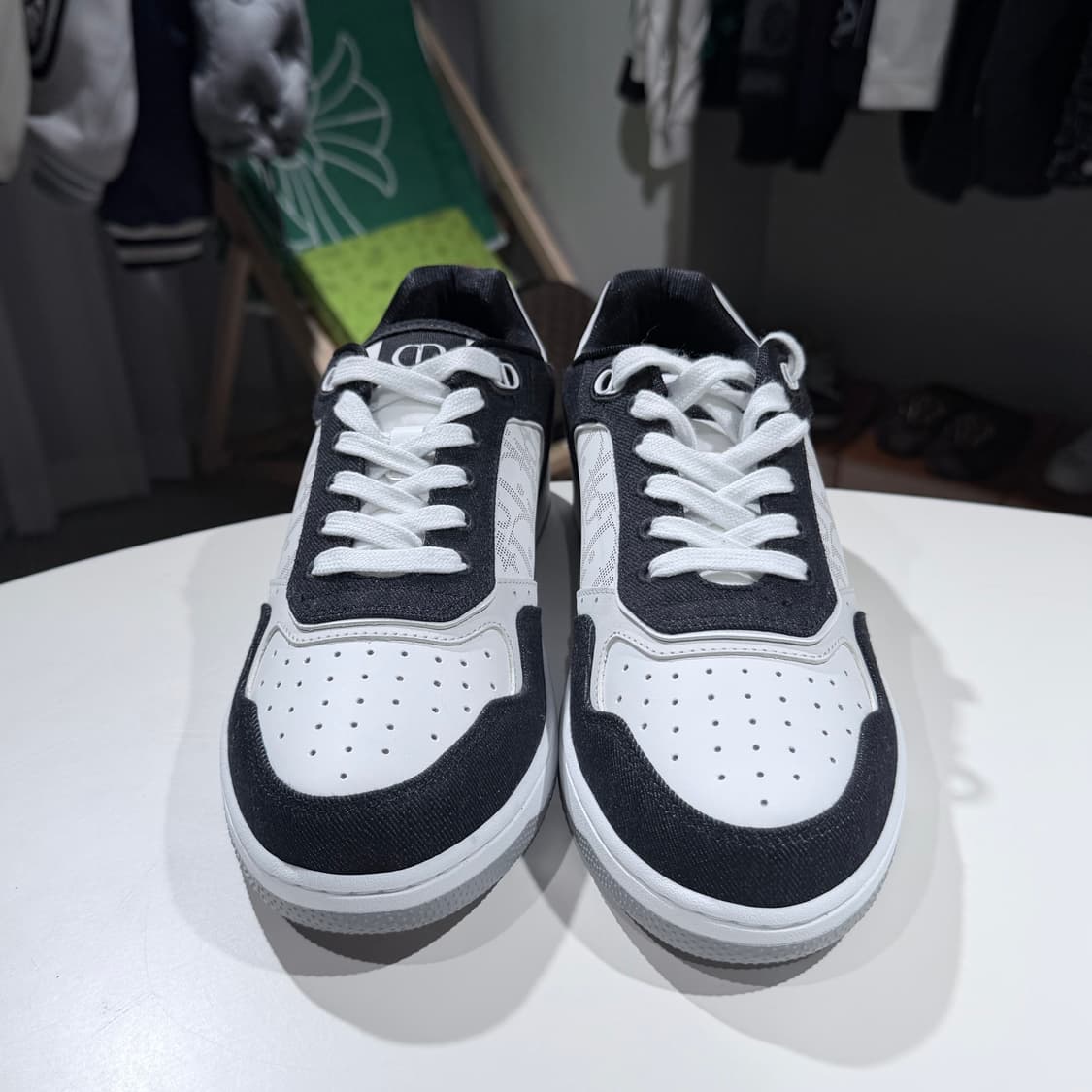 (A+/42) / 디올 갤럭시 B27 블랙 데님 스니커즈 상품이미지3