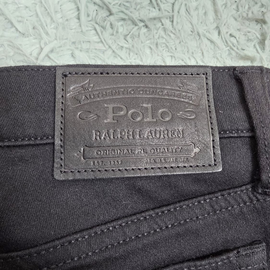 [택상품/택포]  폴로랄프로렌 여성 스키니 핏 모토 진 블랙 27 상품이미지7