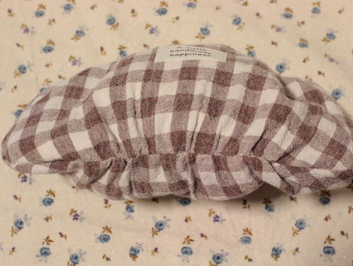 핸드메이드 브라운체크 바네 파우치 상품이미지9