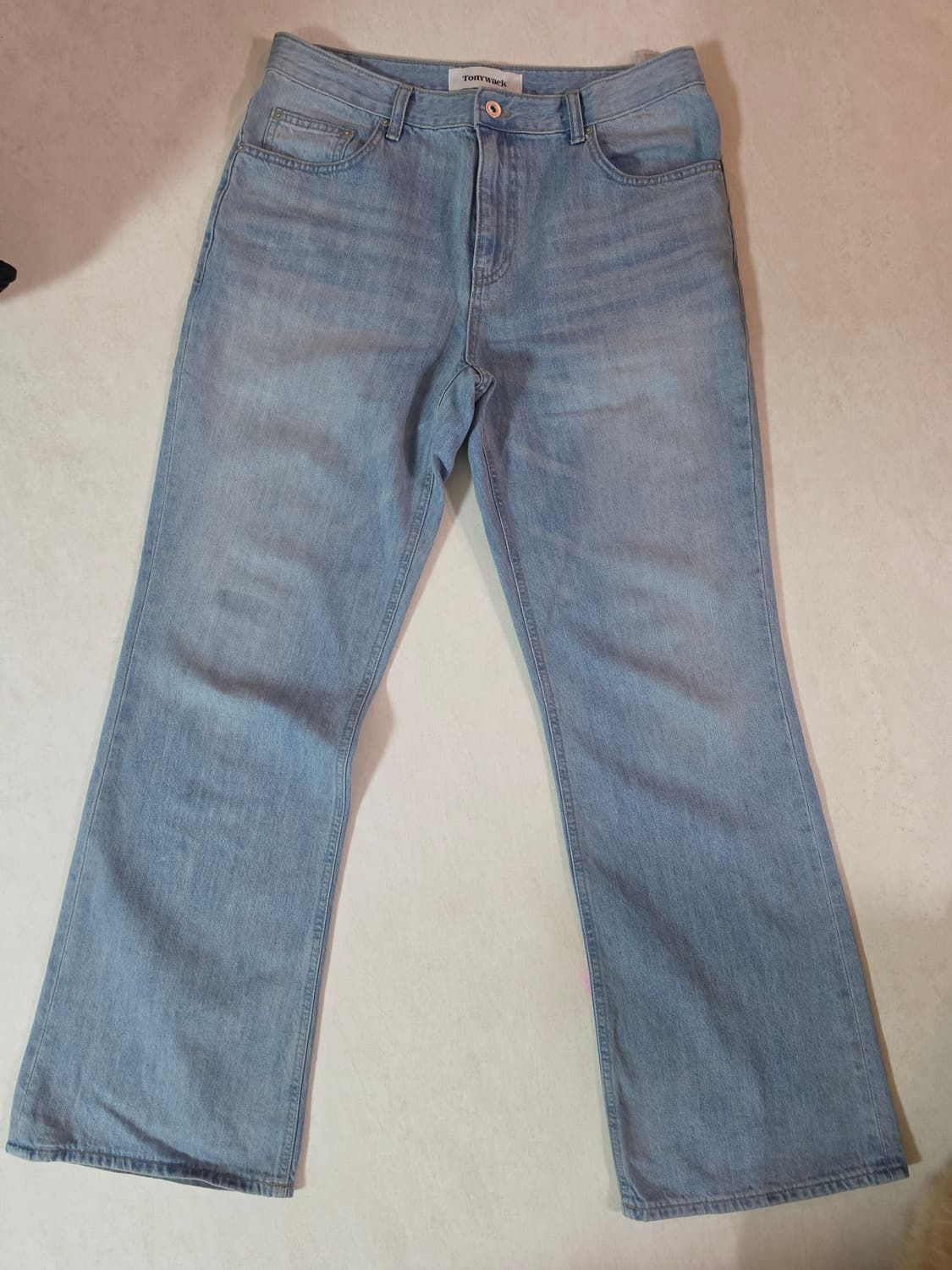 토니웩 플레어 데님 32 연청 상품이미지7