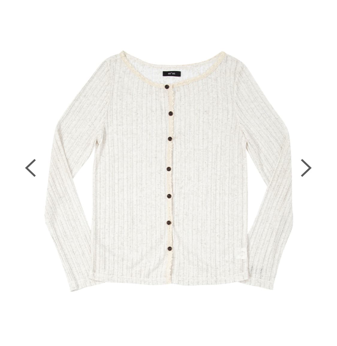 애즈온 ROTA VINTAGE CARDIGAN / IVORY 상품이미지1