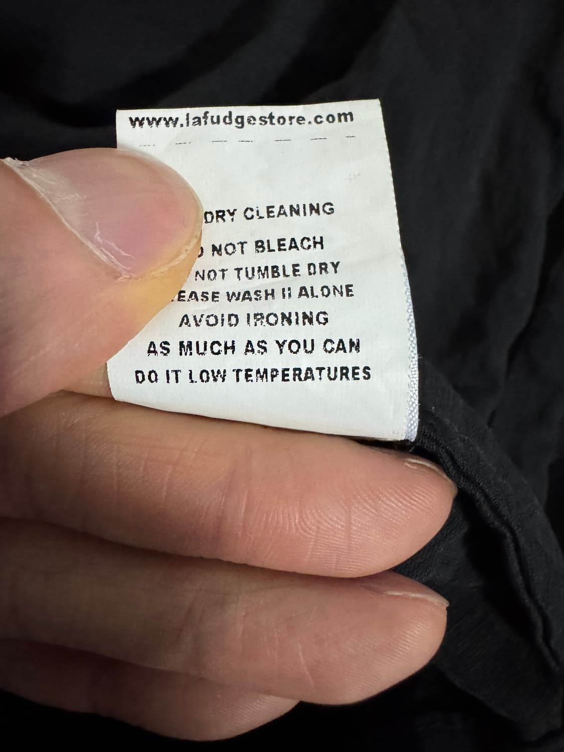 라퍼지스토어 밑단 스트링 빅 사이즈 린넨 혼방 반팔티 2XL ~ 상품이미지5