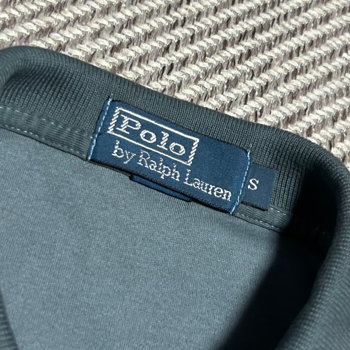 [L] Polo 폴로 랄프로렌 다크블루 빈티지 반팔 카라티 상품이미지4