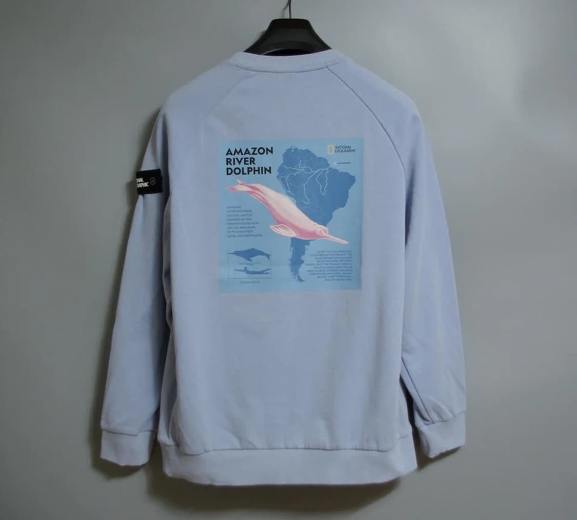 내셔널지오그래픽 맨투맨XL 상품이미지3