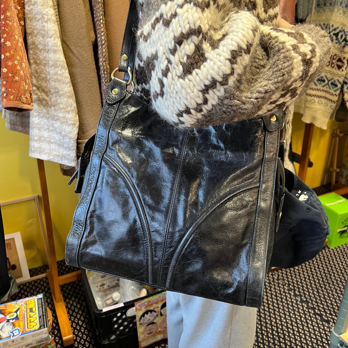 [Japanese Vintage] 빌리키키백 소가죽 상품이미지1