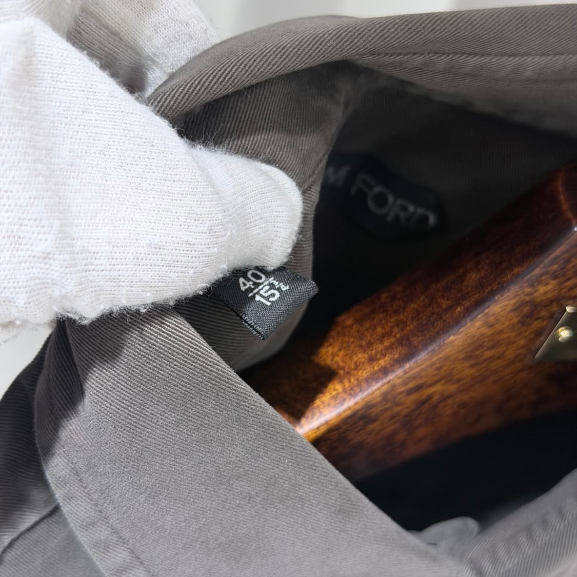 (A/40) / 톰포드 데님 코튼 웨스턴 셔츠 상품이미지5