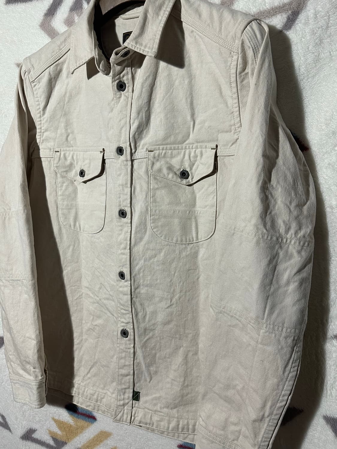 [게루가] •White Denim Work Shirts 상품이미지3