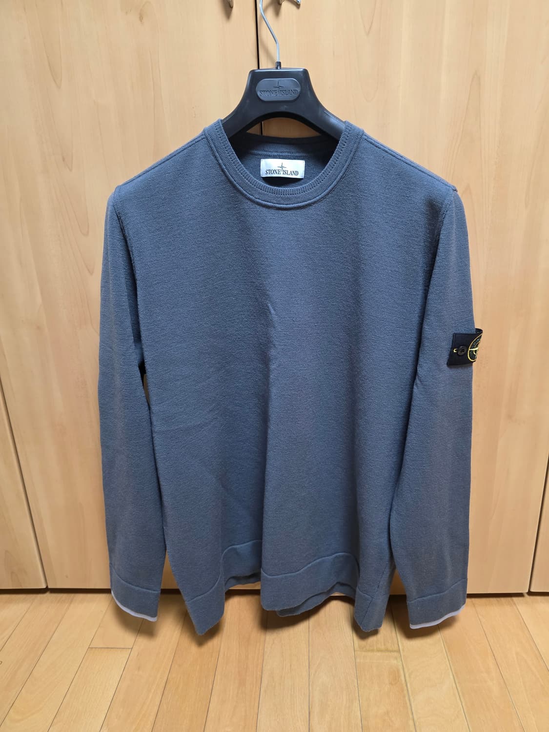 스톤아일랜드 스트레치 울 크루넥 니트 2XL 상품이미지2