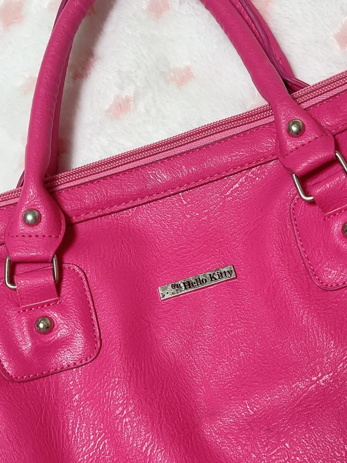 핫핑크 갸루 헬로키티 토트백  상품이미지2