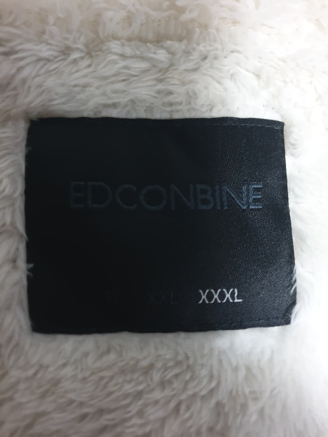 EDconbine 오버핏 보아 후드 짚업 자켓 그레이 (3XL) 상품이미지4