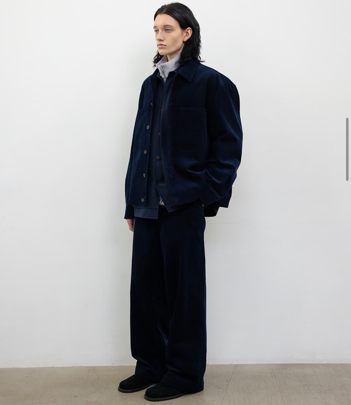 LE17SEPTEMBRE 르917옴므 사이드 버튼 코듀로이 팬츠 상품이미지3