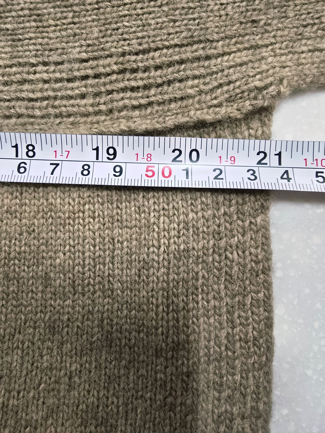 BOWEN 보웬 폭스퍼카라 숄 가디건 베이지 상품이미지8