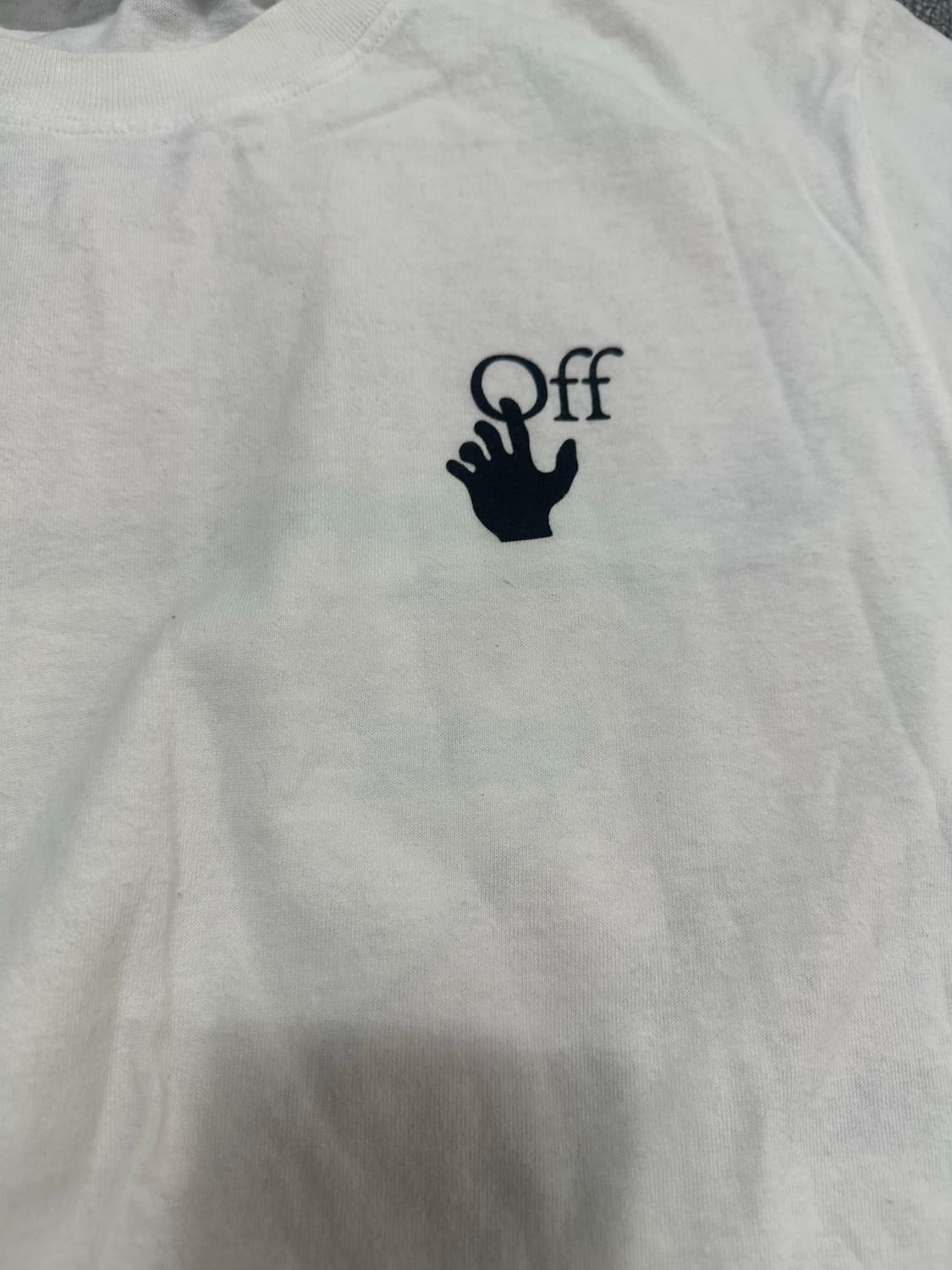 오프화이트 마커 슬림핏 반팔티 m 상품이미지2