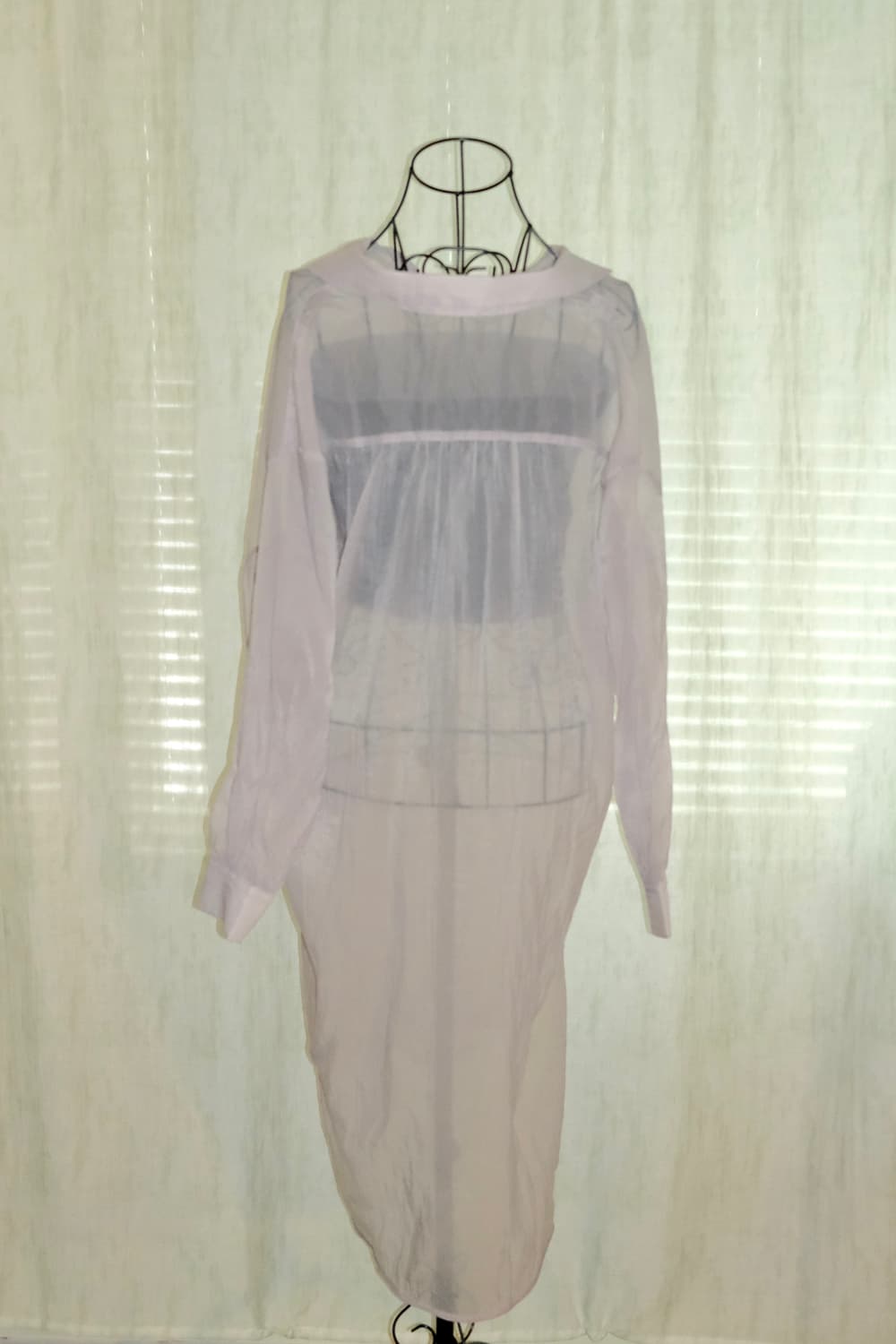 [Japanese vintage] Long Lavender shirt 상품이미지2