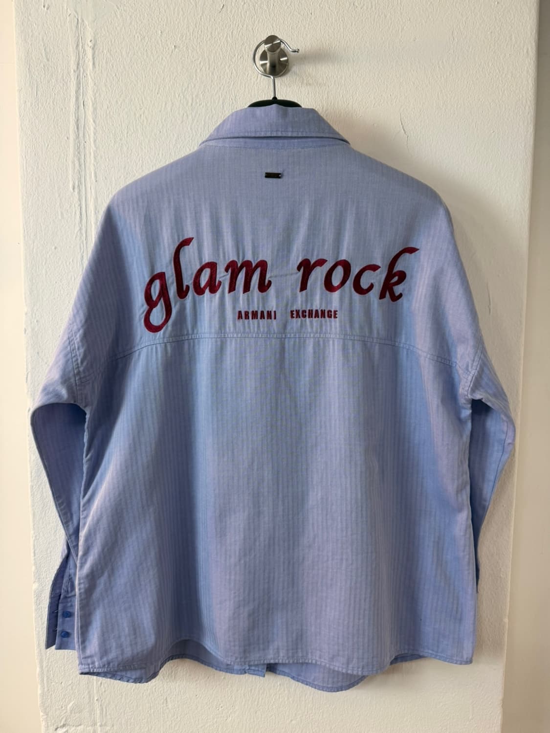 아르마니 익스체인지 Glam Rock 헤링본 셔츠 상품이미지5