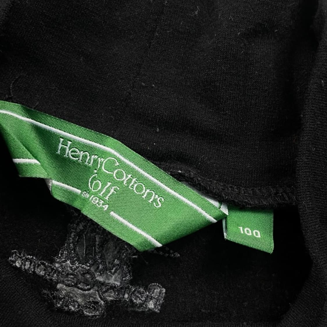 100 헨리코튼 골프 반폴라 롱슬리브  상품이미지4