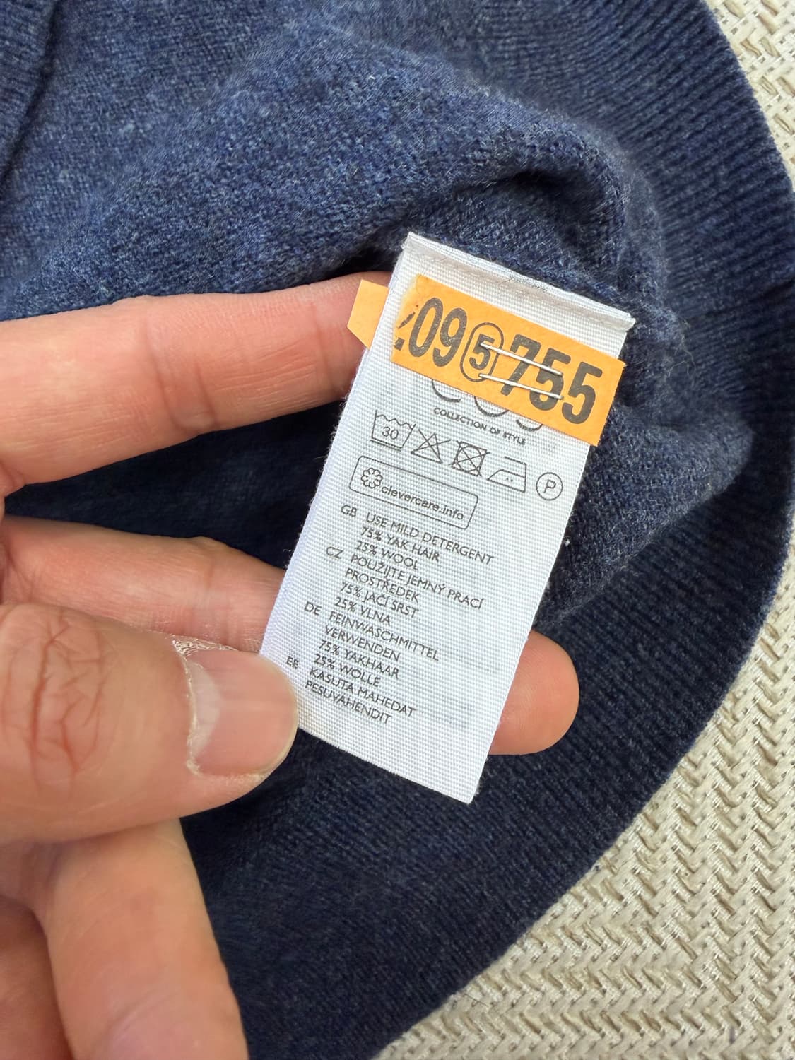 정품) COS 코스 남성 터틀넥 니트 M 상품이미지7