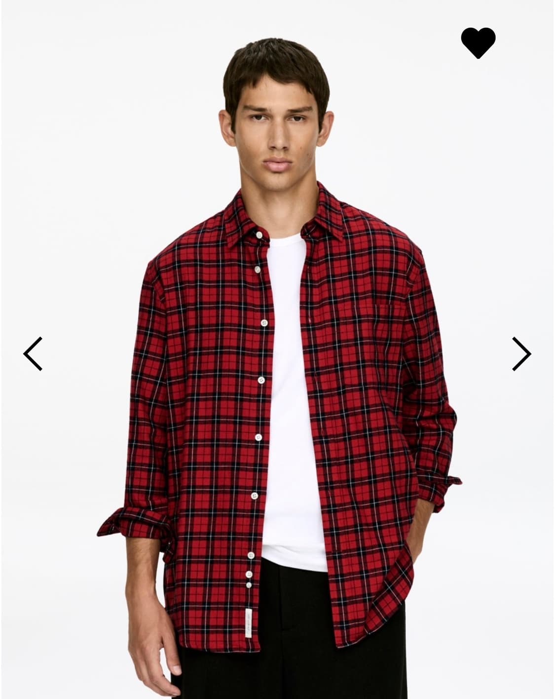 아르켓 플란넬 릴렉스드핏 셔츠 50 사이즈 새상품 상품이미지2