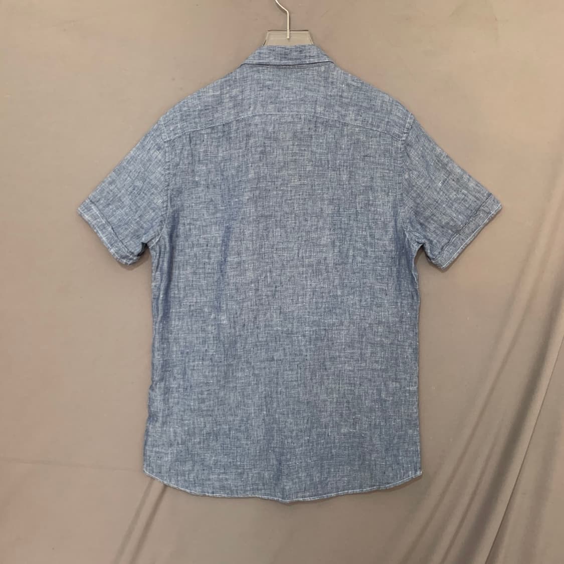 L 헨리코튼 이탈리안 슬림핏 린넨 반팔 셔츠 남방 상품이미지2