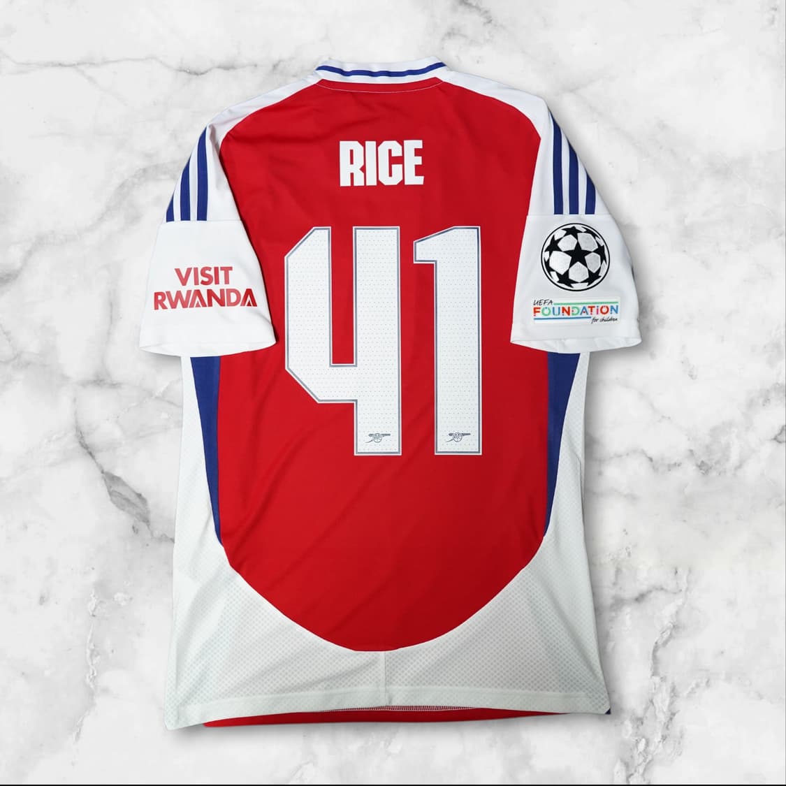 [국내 S] 24/25 아스날 라이스 챔피언스리그 홈 유니폼 상품이미지1