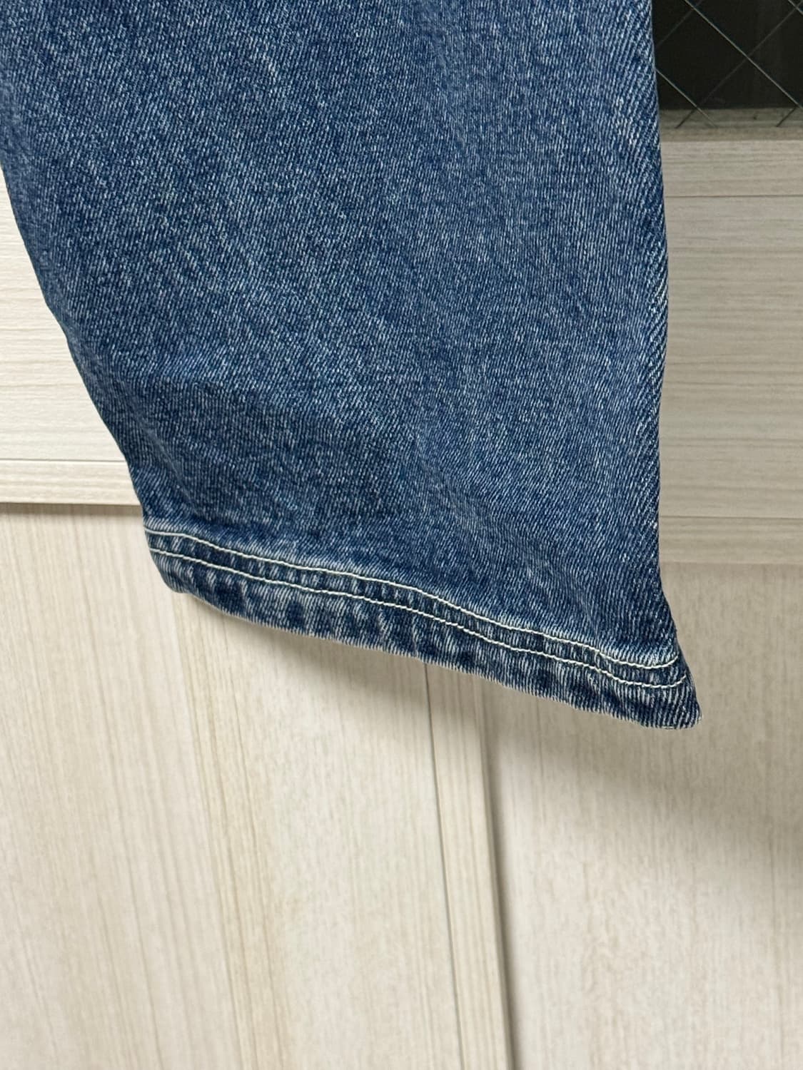 [L] 다임 클래식 배기 데님 워시드 상품이미지5