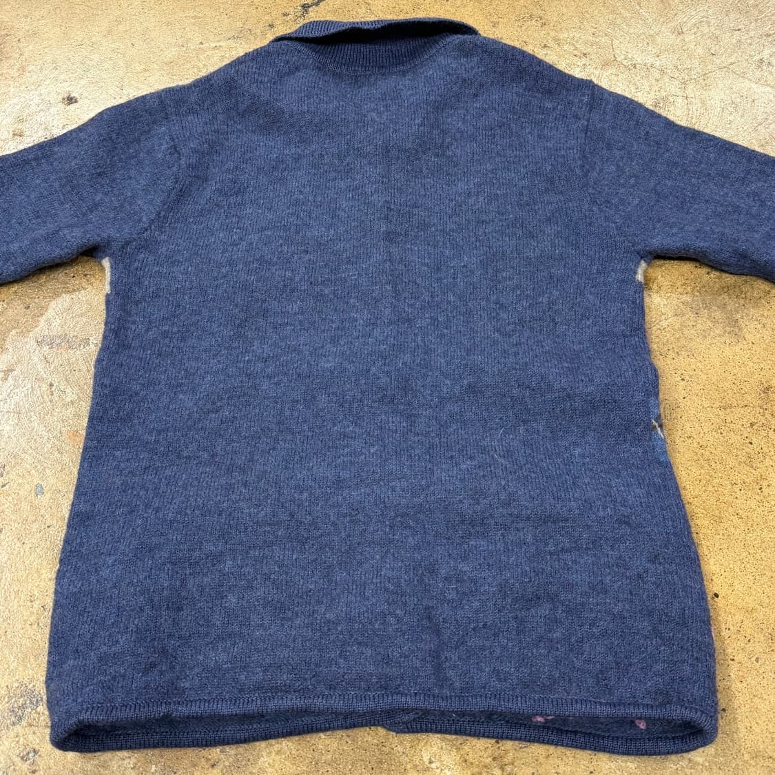 모리 빈티지 니트 집업  상품이미지4