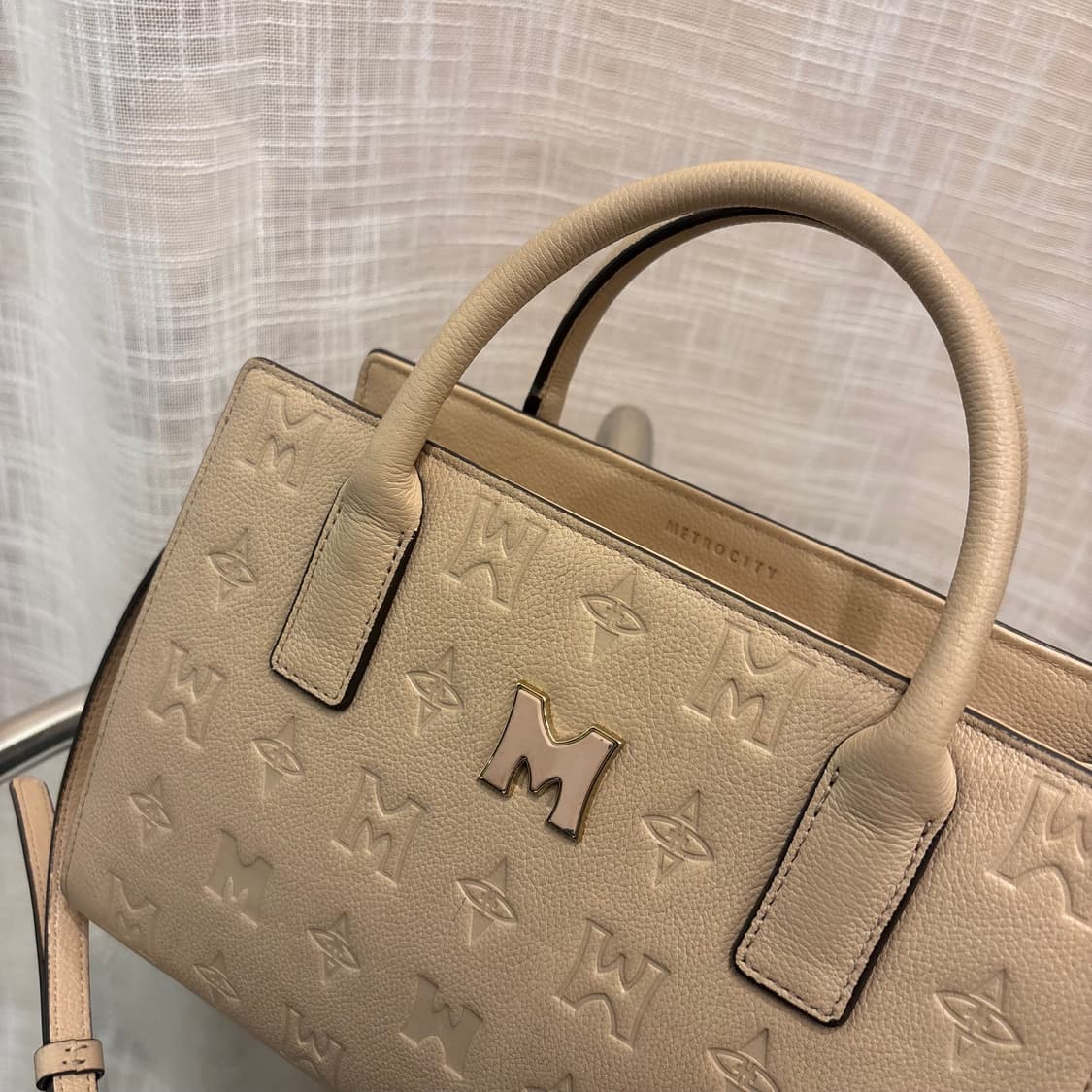 정품 메트로시티 가죽 투웨이 토트백     상품이미지4