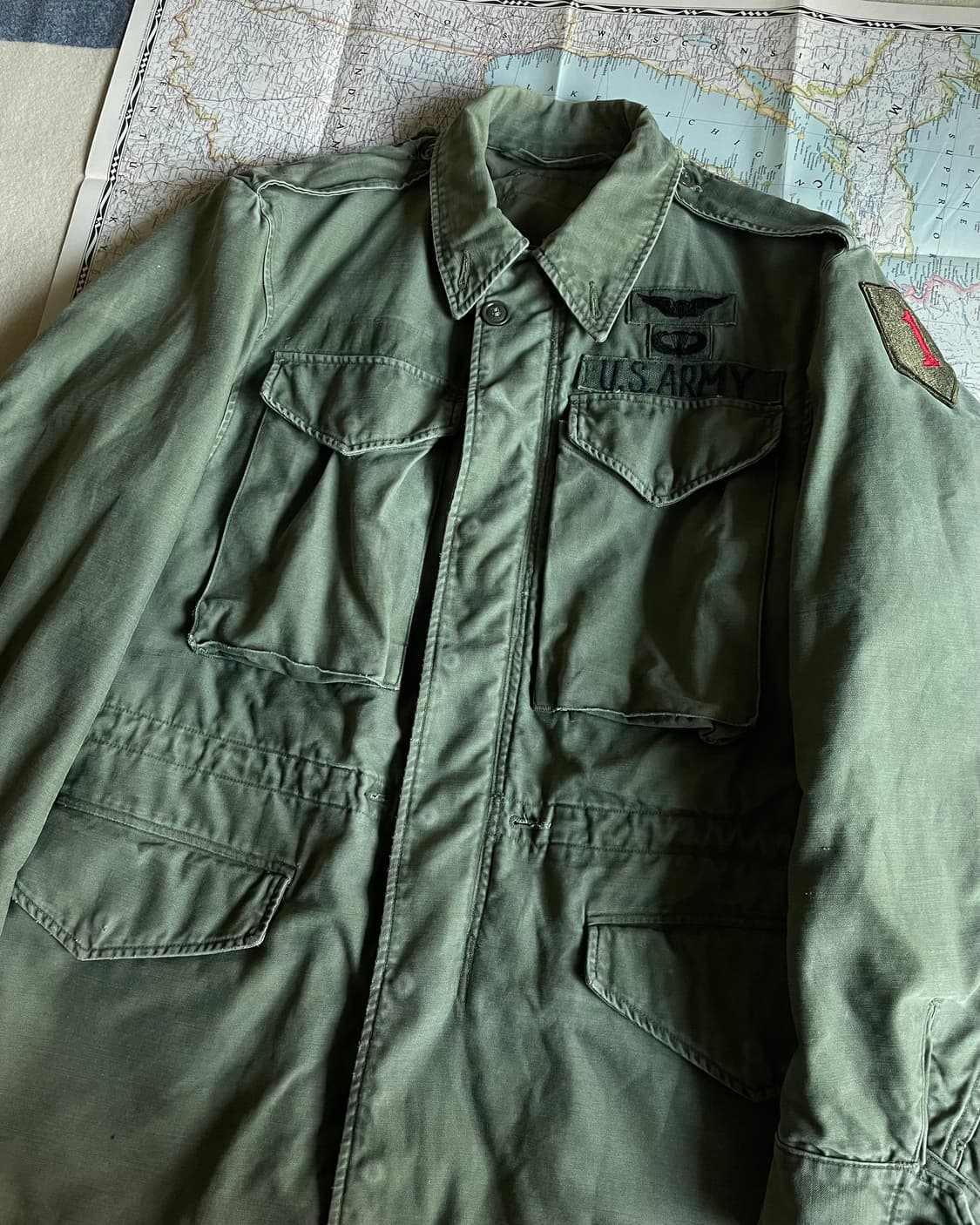 50s US ARMY m51 field jacket 상품이미지4
