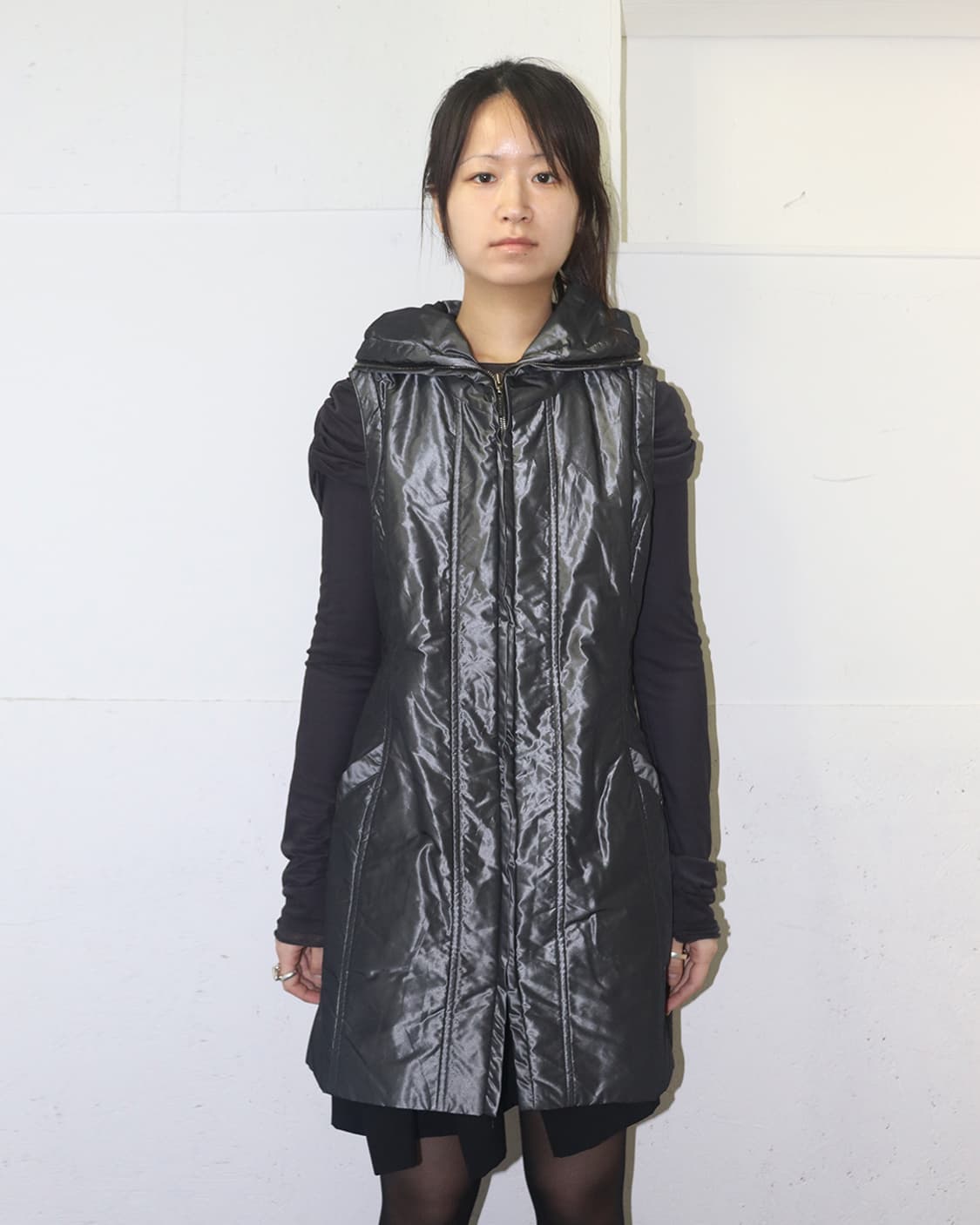 히로코 코시노 패턴 롱 파카 상품이미지3