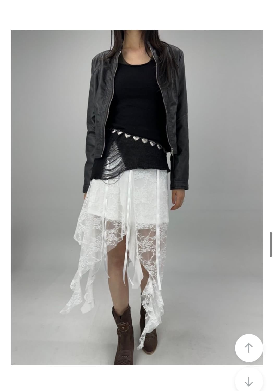 여성 라이더 자켓 상품이미지4