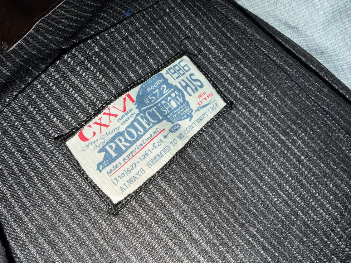 스트라이프 팬츠 상품이미지3