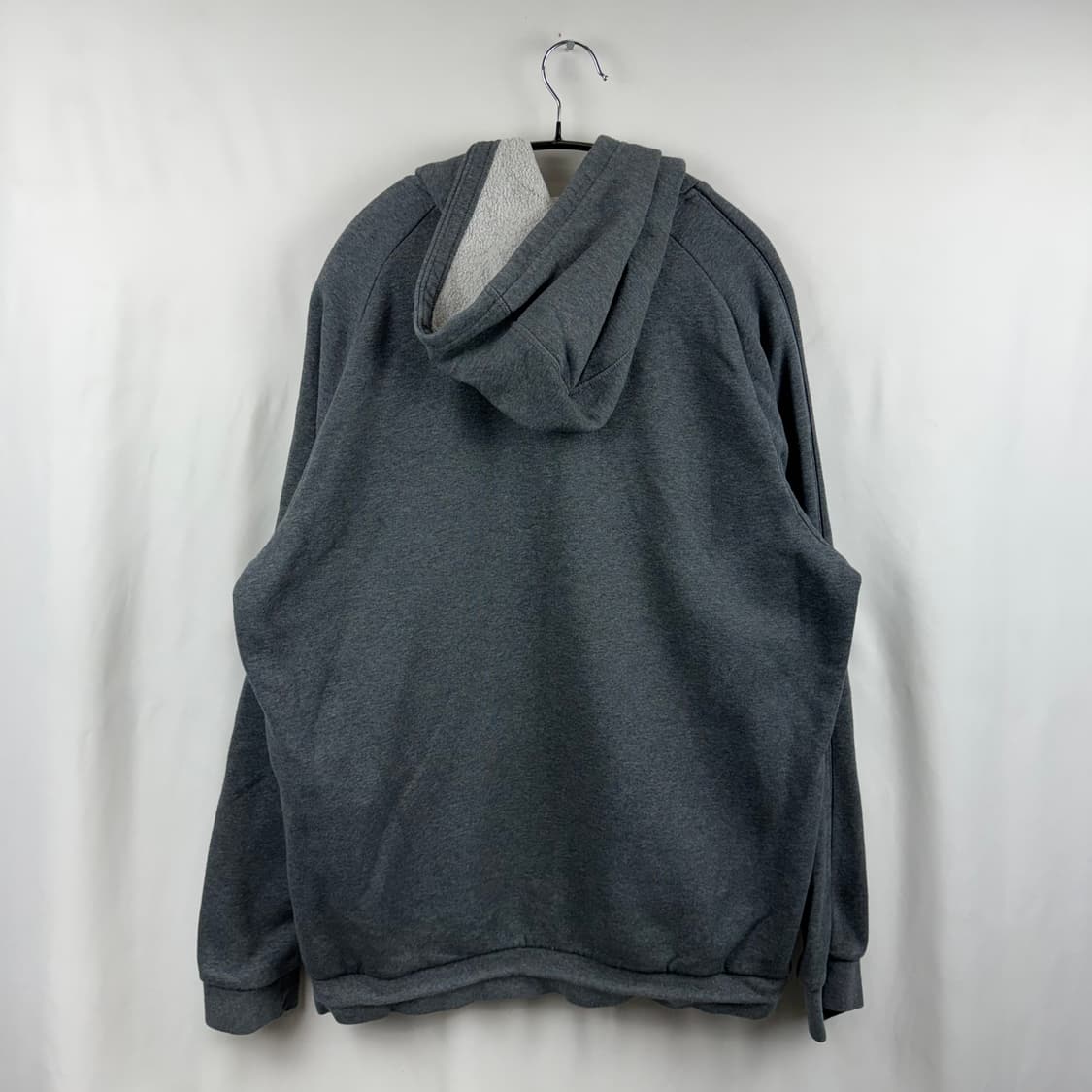 (XL) 아디다스 자수로고 후드 티 차콜 상품이미지6