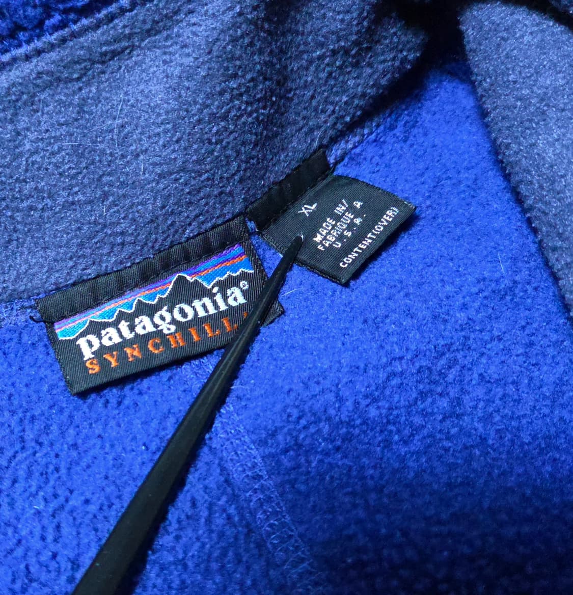 (XL)파타고니아 90s 블루 신칠라 플리스 자켓 상품이미지4