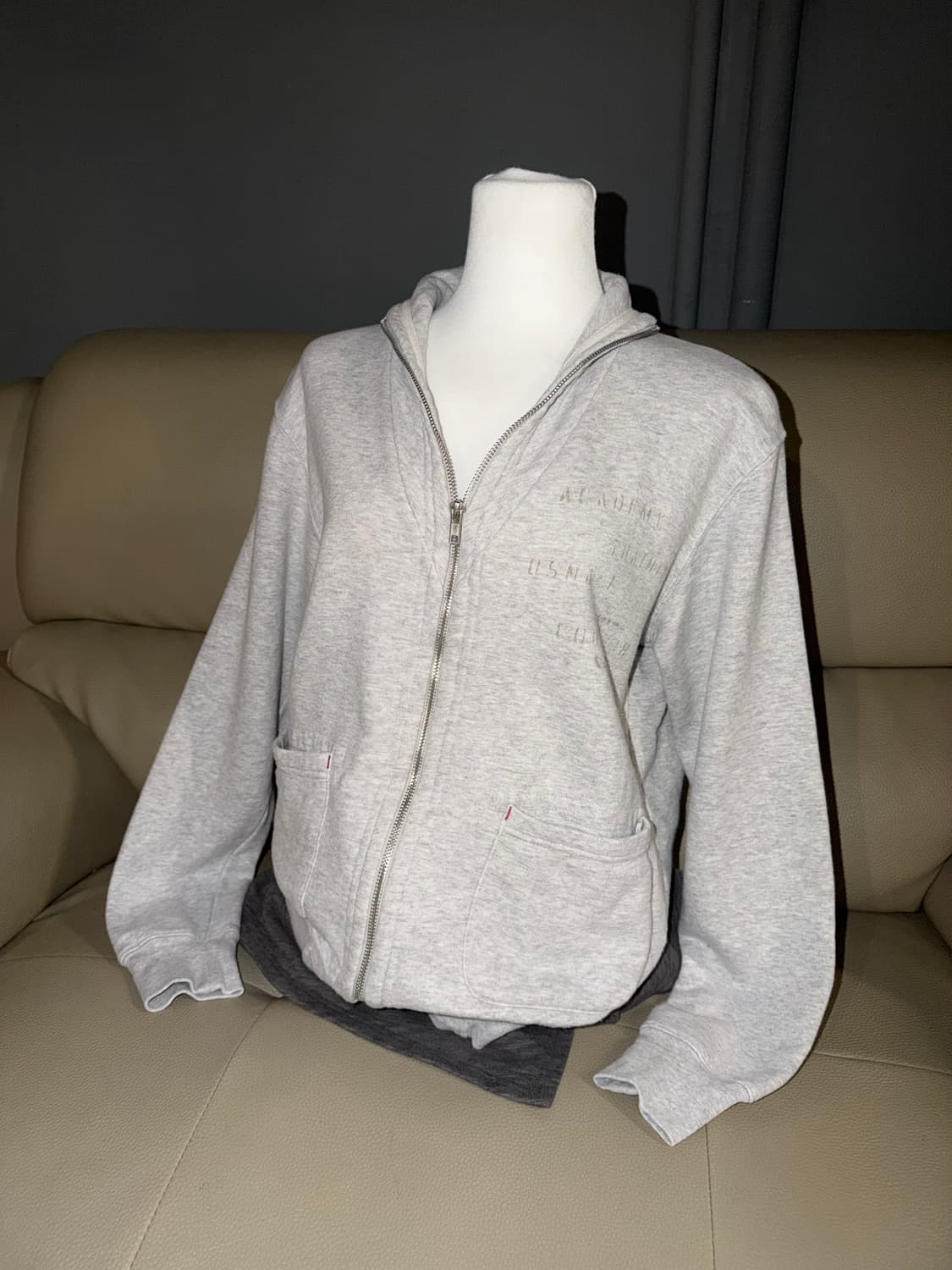 collar detail pocket zip-up 상품이미지1