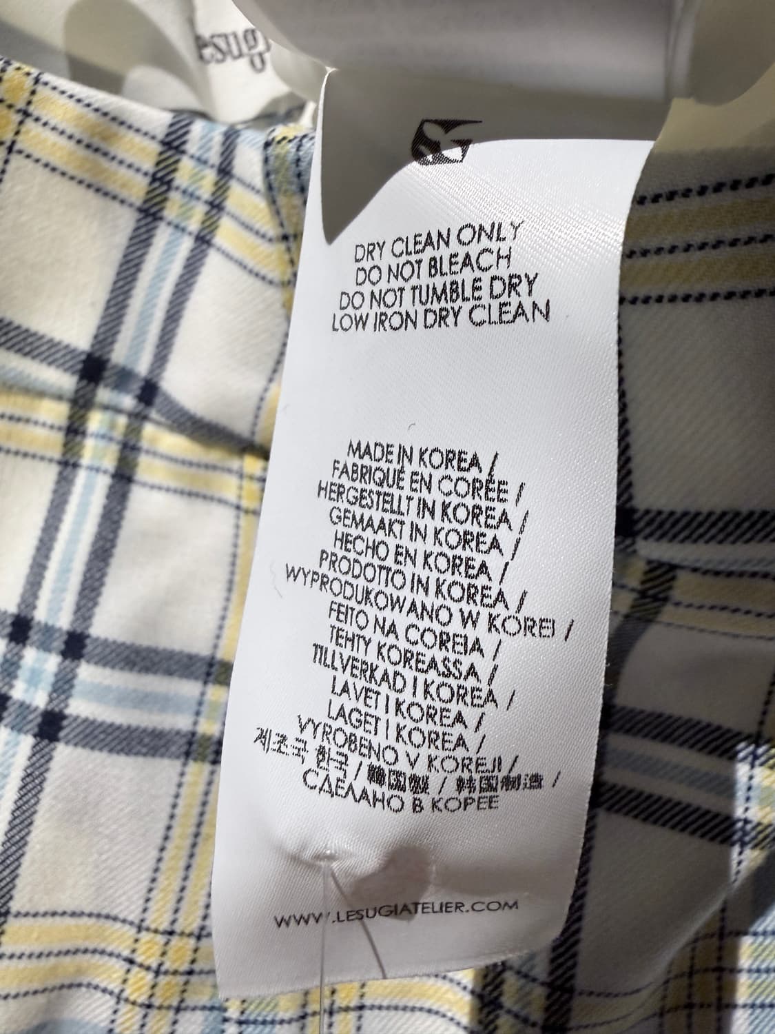 lesugiatelier 르수기아뜰리에 체크 팬츠 상품이미지6