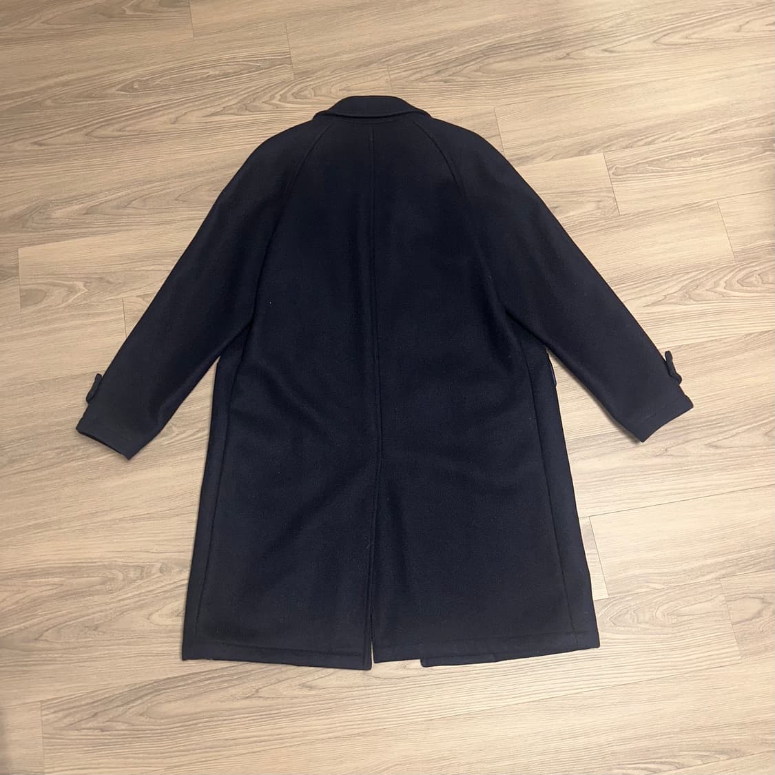 핏예쁜 네이비 롱코트 코트 상품이미지4